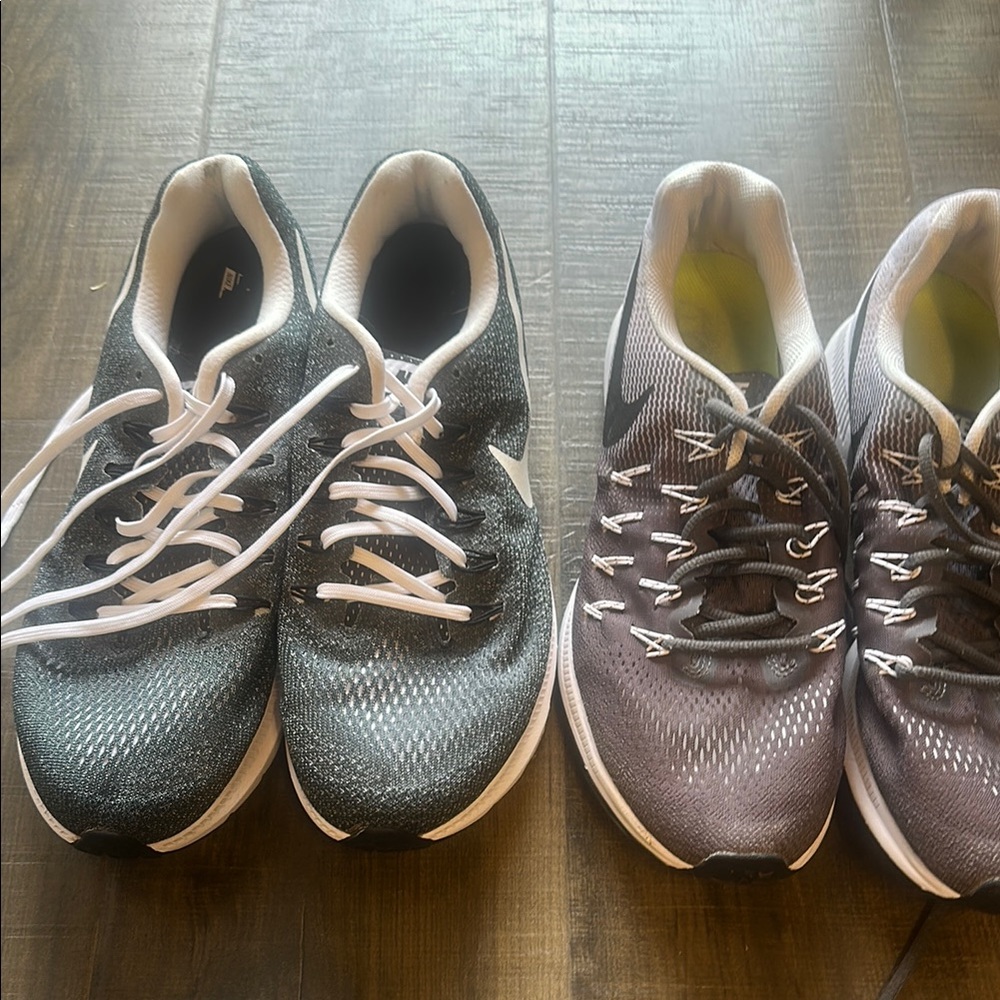 Stylish Black and Gray Athletic Sneakers
